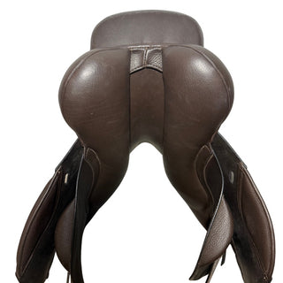 Saddles Direct Precision Jump Brown 17.5" W