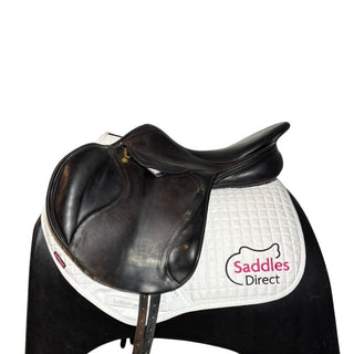Albion Kontact Adjusta Jump Brown 17.5" MW 1 | Saddles Direct