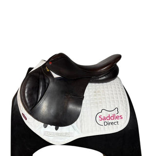 Albion Kontrol Dual Flap Jump Brown 17.5" M 1 | Saddles Direct