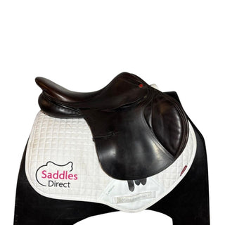 Albion Kontrol Dual Flap Jump Brown 17.5" M 2 | Saddles Direct