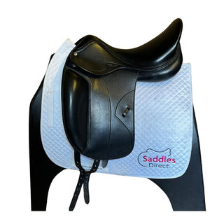 Amerigo Cortina Pinerolo Black 17.5" generous MW +1.5 1 | Saddles Direct