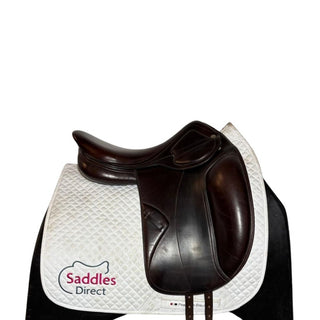 Amerigo DJ Pinerolo Dressage Brown 17.5" W +2 2 | Saddles Direct
