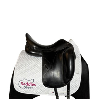 Amerigo Pinerolo Dressage Black 17" +4 XXW 2 | Saddles Direct