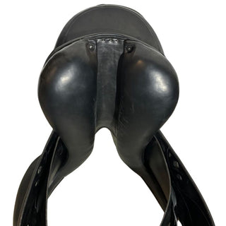 Amerigo Pinerolo Dressage Black 17.5" +2 W 7 | Saddles Direct