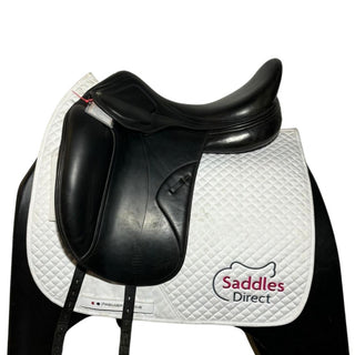 Amerigo Pinerolo Dressage Black 17.5" +2 W 1 | Saddles Direct