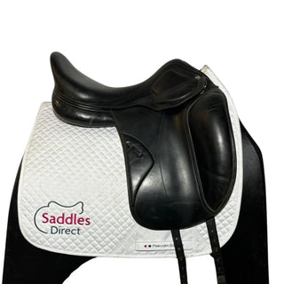 Amerigo Pinerolo Dressage Black 17.5" +2 W 2 | Saddles Direct