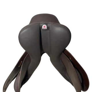 Arena Dual Flap Jump Brown 17.5" ADJ 9 | Saddles Direct