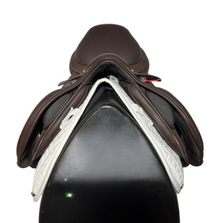Arena Dual Flap Jump Brown 17.5" ADJ 3 | Saddles Direct