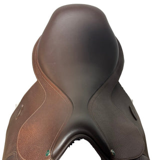 Arena Dual Flap Jump Brown 17.5" ADJ 4 | Saddles Direct
