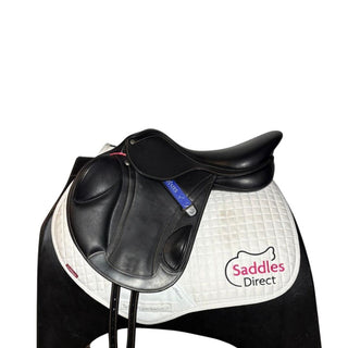 Bates Advanta Monoflap Event Jump Black 17" ADJ 1 | Saddles Direct