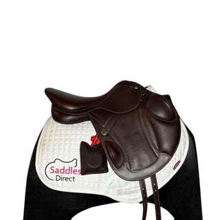 Bates Advanta Monoflap Event Jump Brown 17" ADJ 2 | Saddles Direct