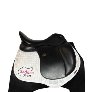 Bates All Purpose VSD Heritage Leather Black 17.5" ADJ 2 | Saddles Direct