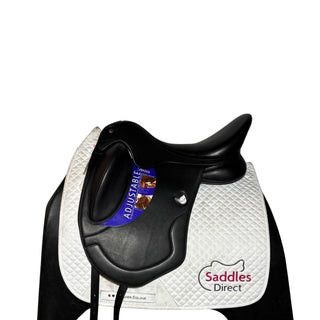 Bates Artiste Monoflap Dressage Black Size 1 ADJ 1 | Saddles Direct