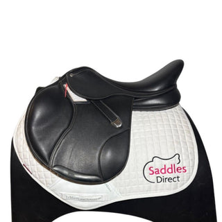 Bates Elevation Deep Seat Opulence Leather Black 17.5" ADJ 1 | Saddles Direct