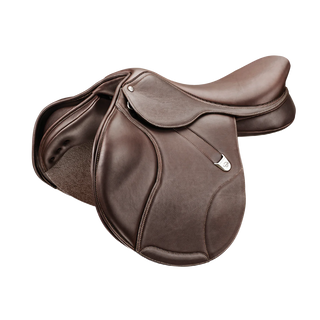 Bates Elevation+ Flat Seat Jump Luxe Leather 2 | Saddles Direct