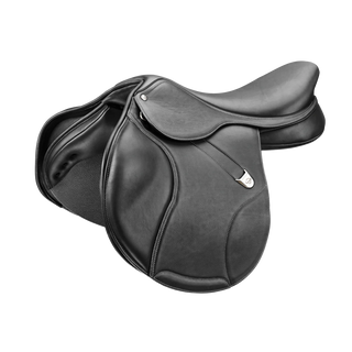 Bates Elevation+ Flat Seat Jump Luxe Leather 1 | Saddles Direct