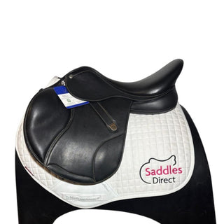 Bates Elevation Jump Deep Seat Opulence Leather Black 17" ADJ 1 | Saddles Direct