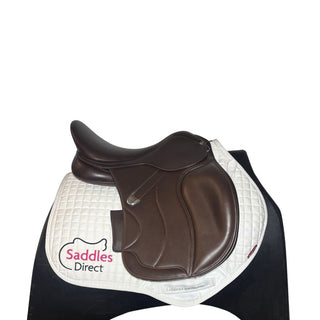 Bates Wide/Cob All Purpose GP Opulence Leather Brown 17" ADJ 2 | Saddles Direct