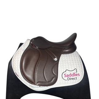 Bates Wide/Cob All Purpose GP Opulence Leather Brown 17" ADJ 1 | Saddles Direct