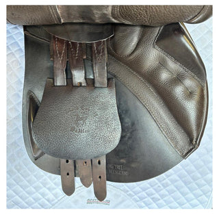 Black Country Dante Jump Brown 17.5" MW 6 | Saddles Direct