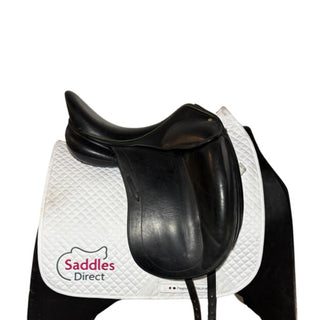 Childeric DSC Monoflap Dressage Black 17.5" W 2 | Saddles Direct