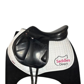 Equipe Synergy Monoflap Jump Black 17.5" M 1 | Saddles Direct
