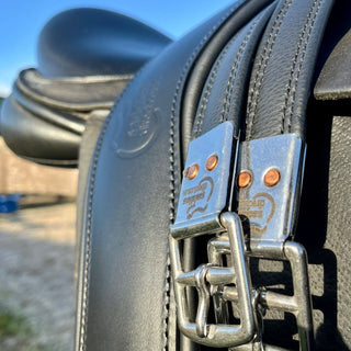 Essentials Girth & Stirrup Leathers Bundle Black 1 | Saddles Direct