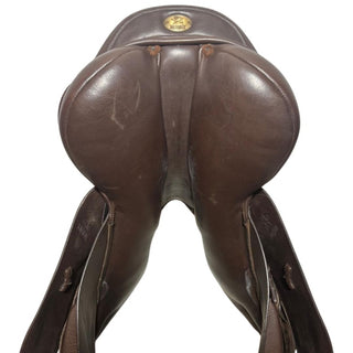 Fairfax Classic Dual Flap Jump Brown 17" ADJ 9 | Saddles Direct