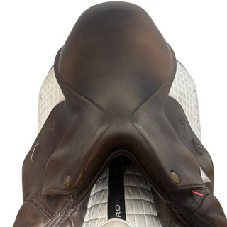 Fairfax Classic Dual Flap Jump Brown 17" ADJ 4 | Saddles Direct
