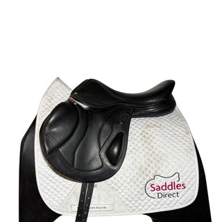 Fiona Cork Monoflap Event Jump Black 17.5" W 1 | Saddles Direct