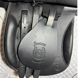 Fylde Symonds Designer Saddlery Ray Working Hunter/Show Black 16.5" W 7 | Saddles Direct