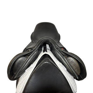 GFS Dual flap with long girth straps Jump Black 17.5" ADJ 3 | Saddles Direct