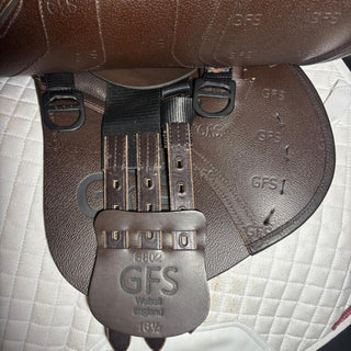 GFS Premier Jump Flat Seat *NEW* Brown 16.5" ADJ 5 | Saddles Direct