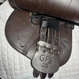 GFS Premier Jump Flat Seat *NEW* Brown 16.5" ADJ 7 | Saddles Direct