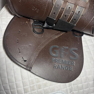 GFS Premier Jump Flat Seat *NEW* Brown 16.5" ADJ 6 | Saddles Direct