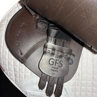 GFS Premier Jump Semi Deep Seat Brown 17” ADJ 5 | Saddles Direct