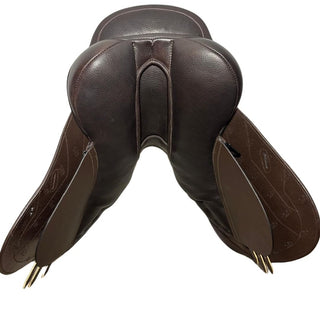 GFS Premier Jump Semi Deep Seat Brown 17” ADJ 7 | Saddles Direct