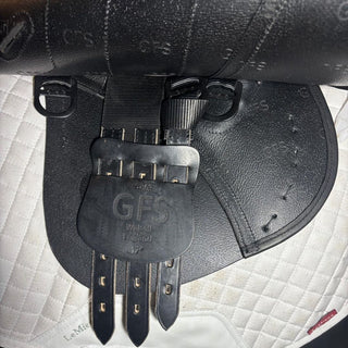GFS Premier Jump Semi Flat Seat *NEW* Black 16.5" ADJ 7 | Saddles Direct