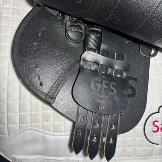 GFS Premier Jump Semi Flat Seat *NEW* Black 16.5" ADJ 5 | Saddles Direct