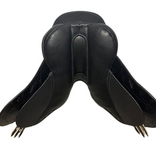 GFS Premier Jump Semi Flat Seat *NEW* Black 16.5" ADJ 9 | Saddles Direct