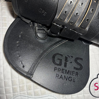 GFS Premier Jump Semi Flat Seat *NEW* Black 16.5" ADJ 6 | Saddles Direct