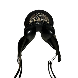 Harry Dabbs Grace Monoflap Dressage Black 17.5" MW 5 | Saddles Direct