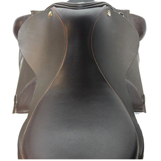 Heritage Yin - Yang Freedom Shoulder GP Brown 17" W 6 | Saddles Direct