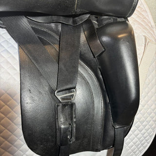 Ideal Roella Dressage Black 16.5" MW 6 | Saddles Direct