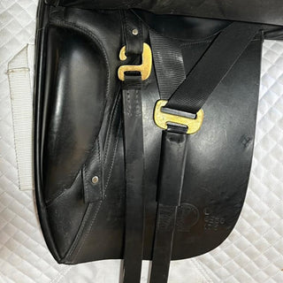 Jeffries Liberty Dressage Black 17.5" W 6 | Saddles Direct