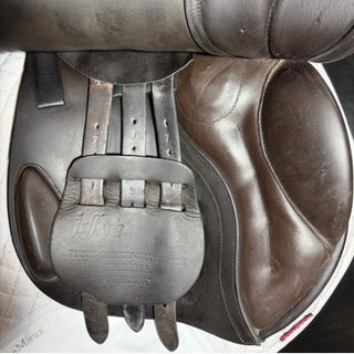 Jeffries Liberty Jump Brown 17.5" W 8 | Saddles Direct