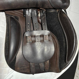 Jeffries Raptor GP Brown 17.5" MW 6 | Saddles Direct