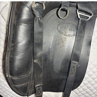 Kent and Masters S - Series Moveable Block MDS Dressage Black 17.5" ADJ 6 | Saddles Direct