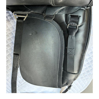 Black Kent and Masters S-Series Standard Wither Surface Block Dressage MDS Black 17" 6 - Saddles Direct