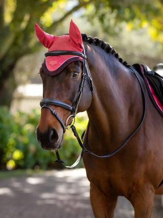 Lemieux Classic Fly Hood Cranberry 2 | Saddles Direct